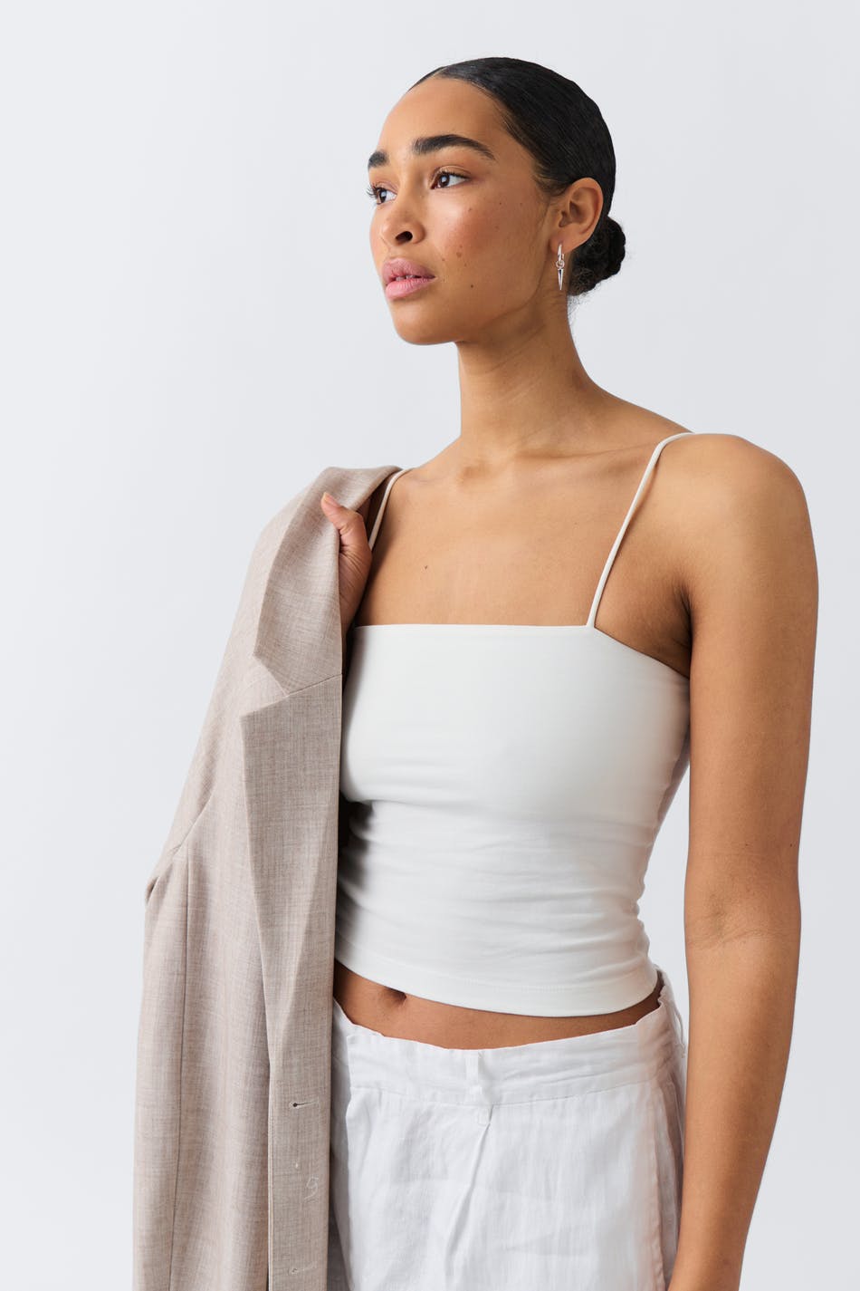 spaghetti strap singlet