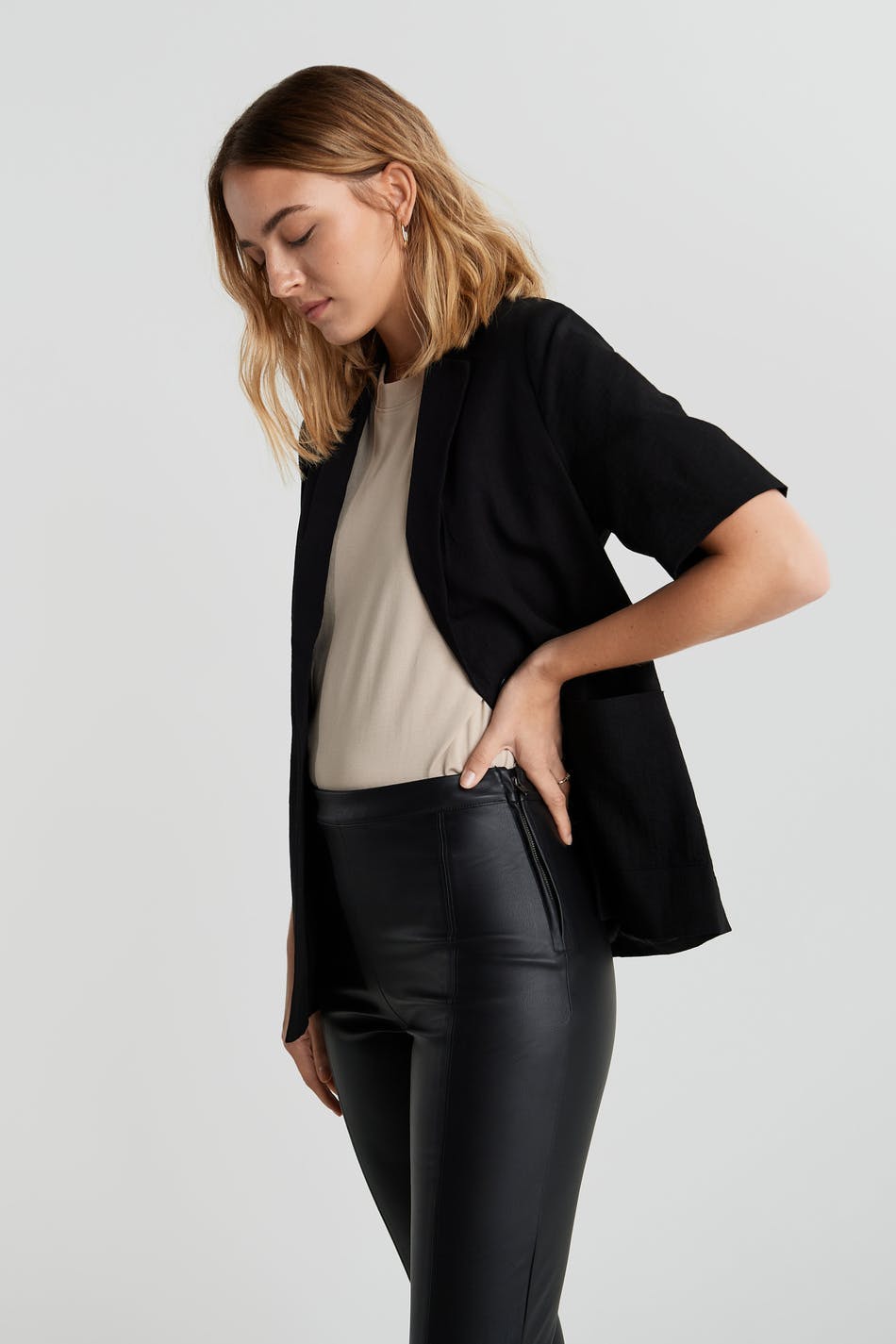 Maj pu trousers