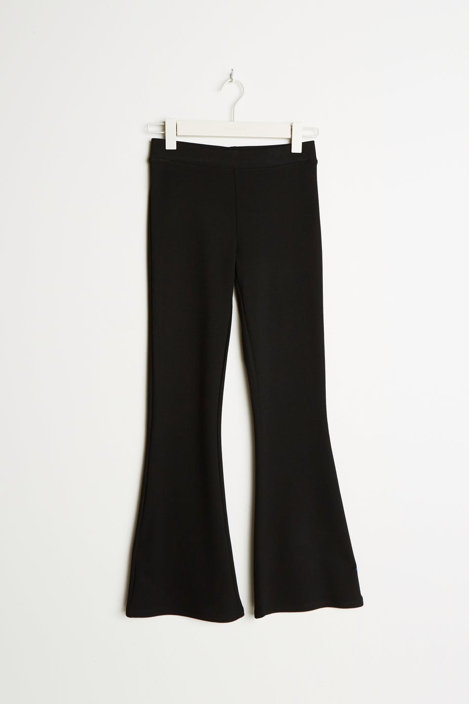 Flare petite jersey trousers