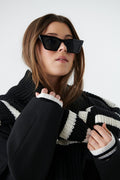 sharp cateye sunglasses