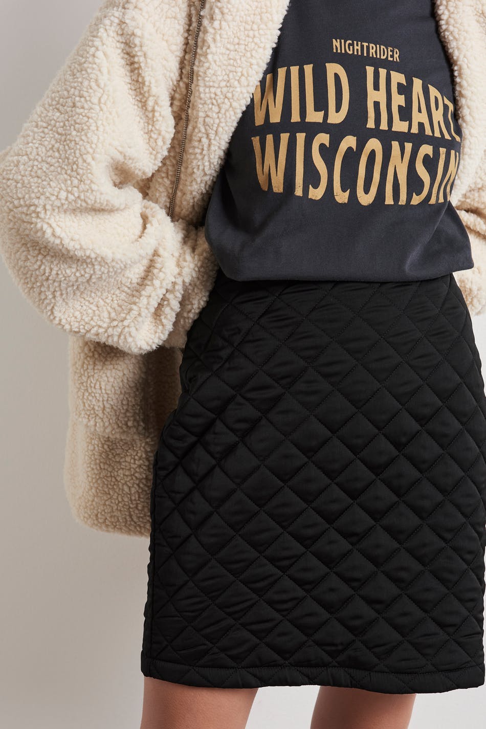 Cassandra quilted skirt