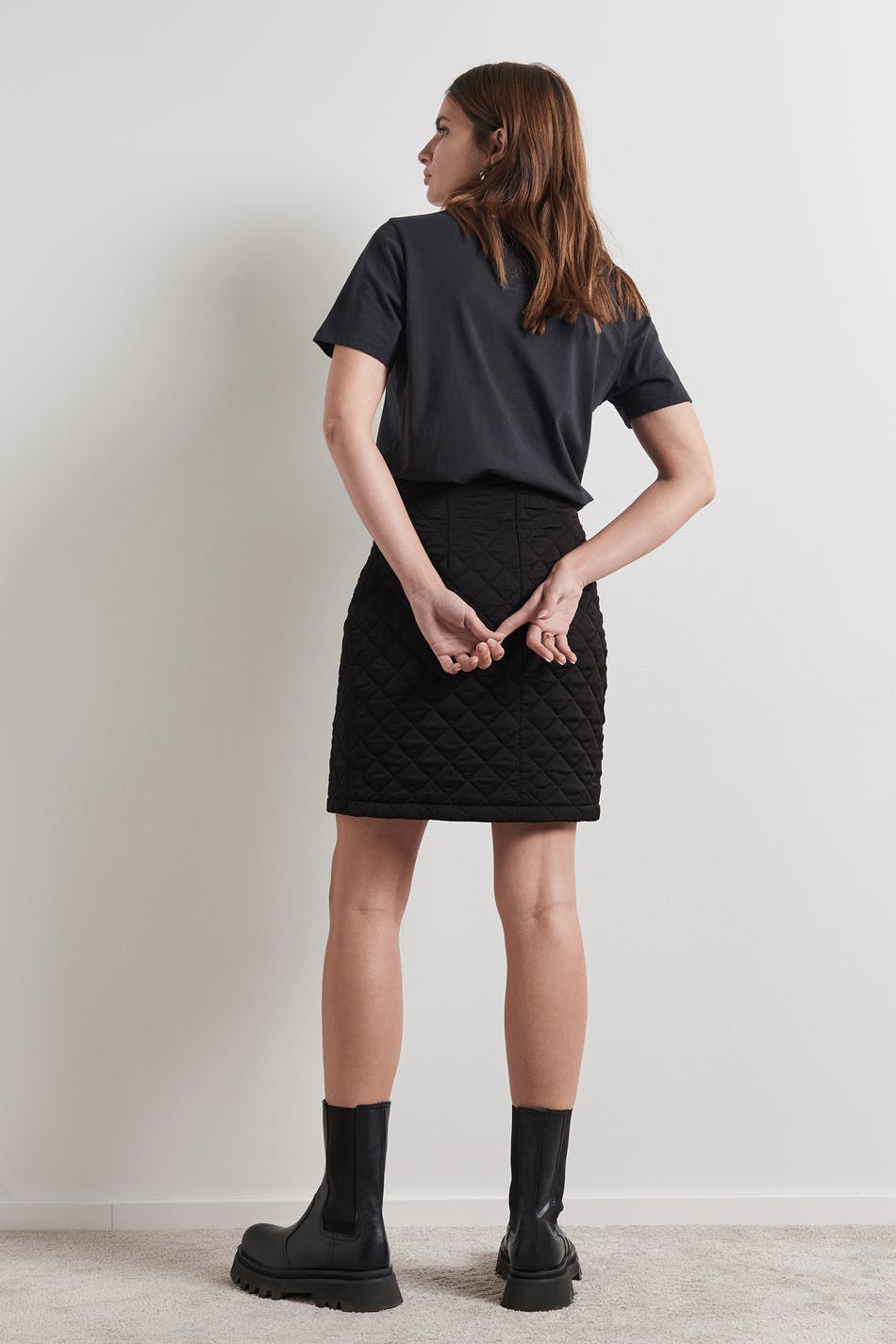 Cassandra quilted skirt