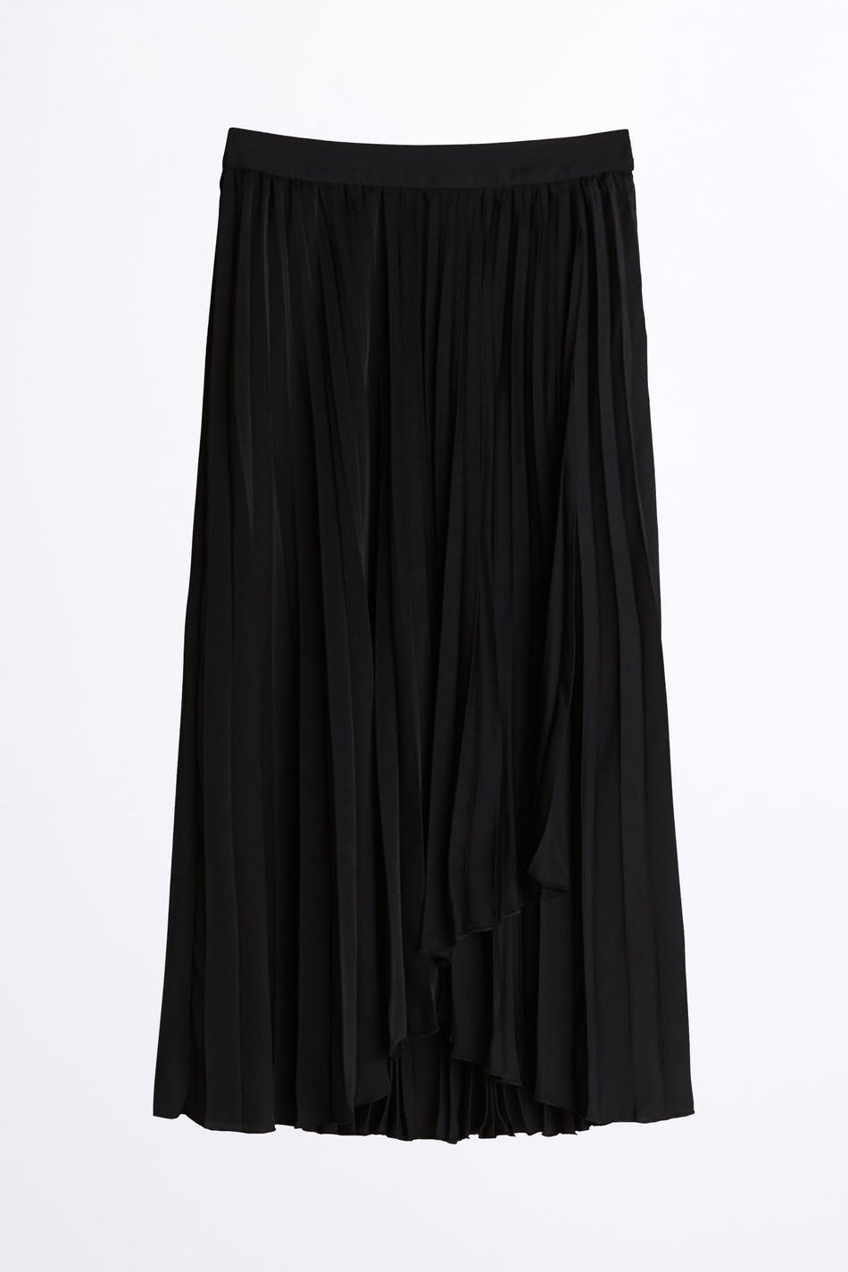 Violet pleated skirt