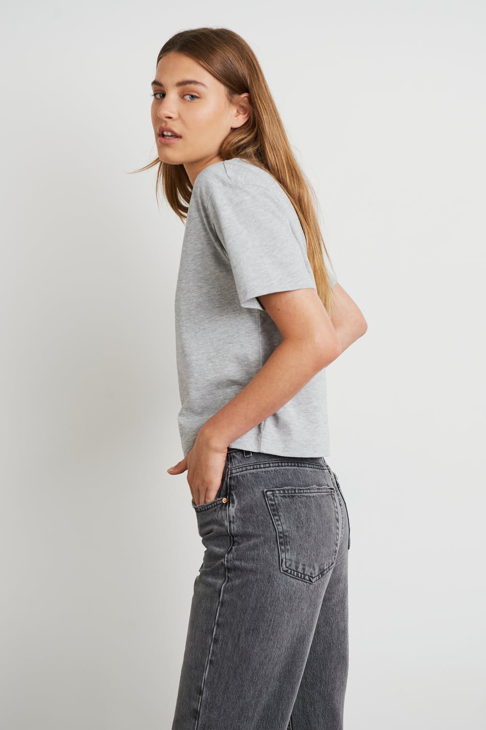 high waist jeans