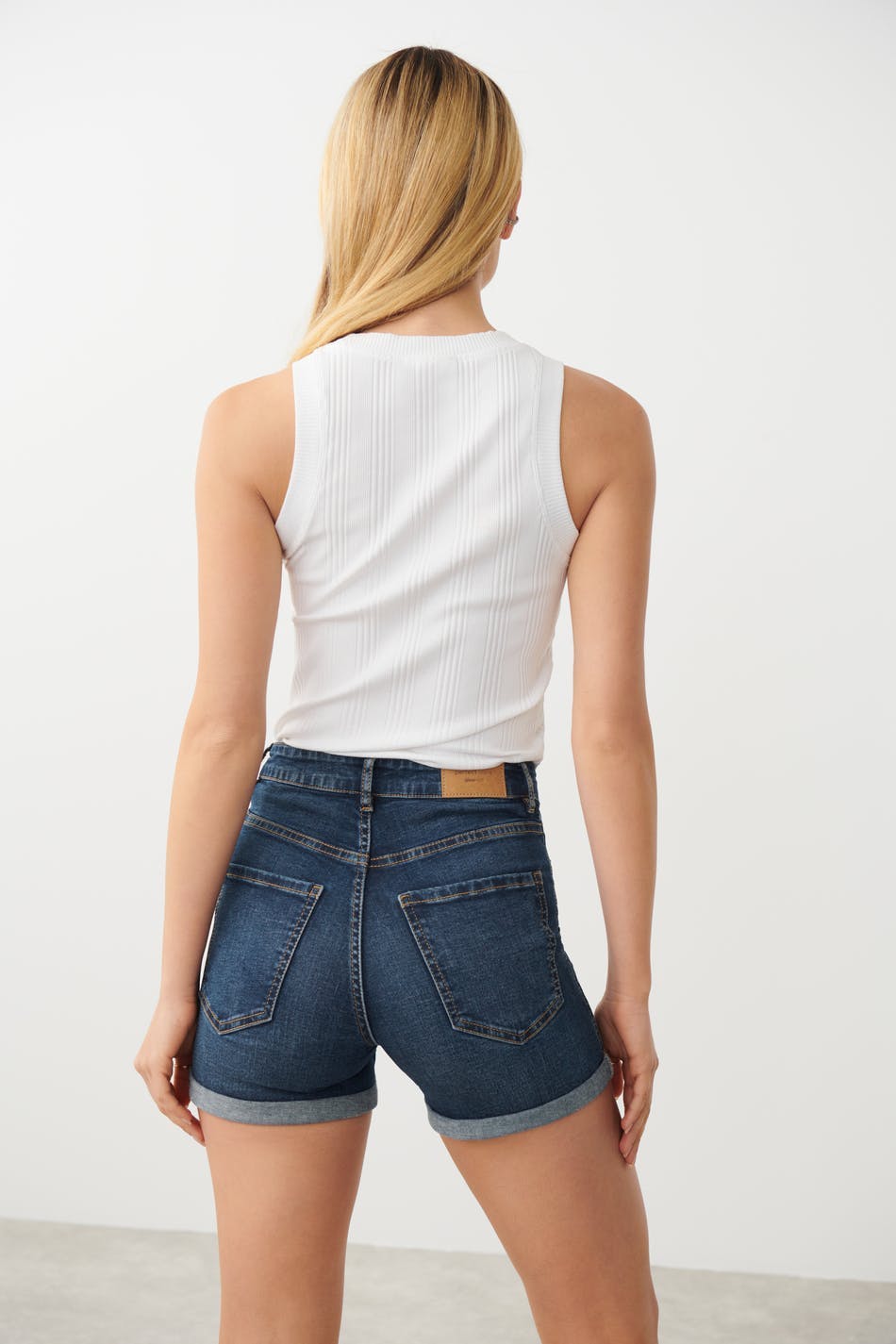 Molly denim shorts