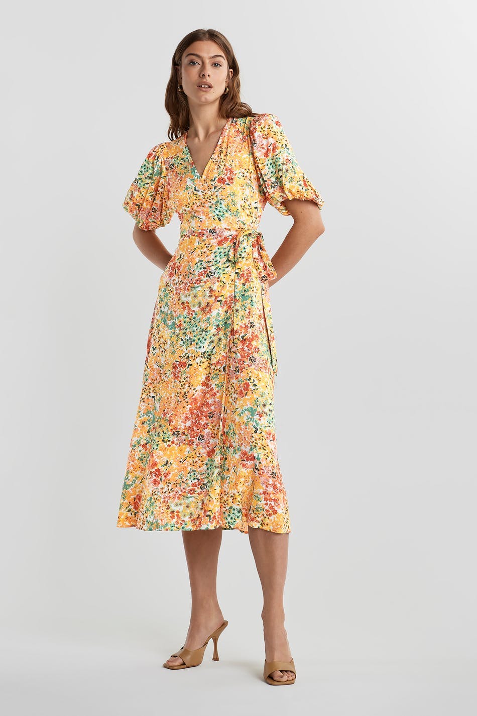 Dita wrap dress