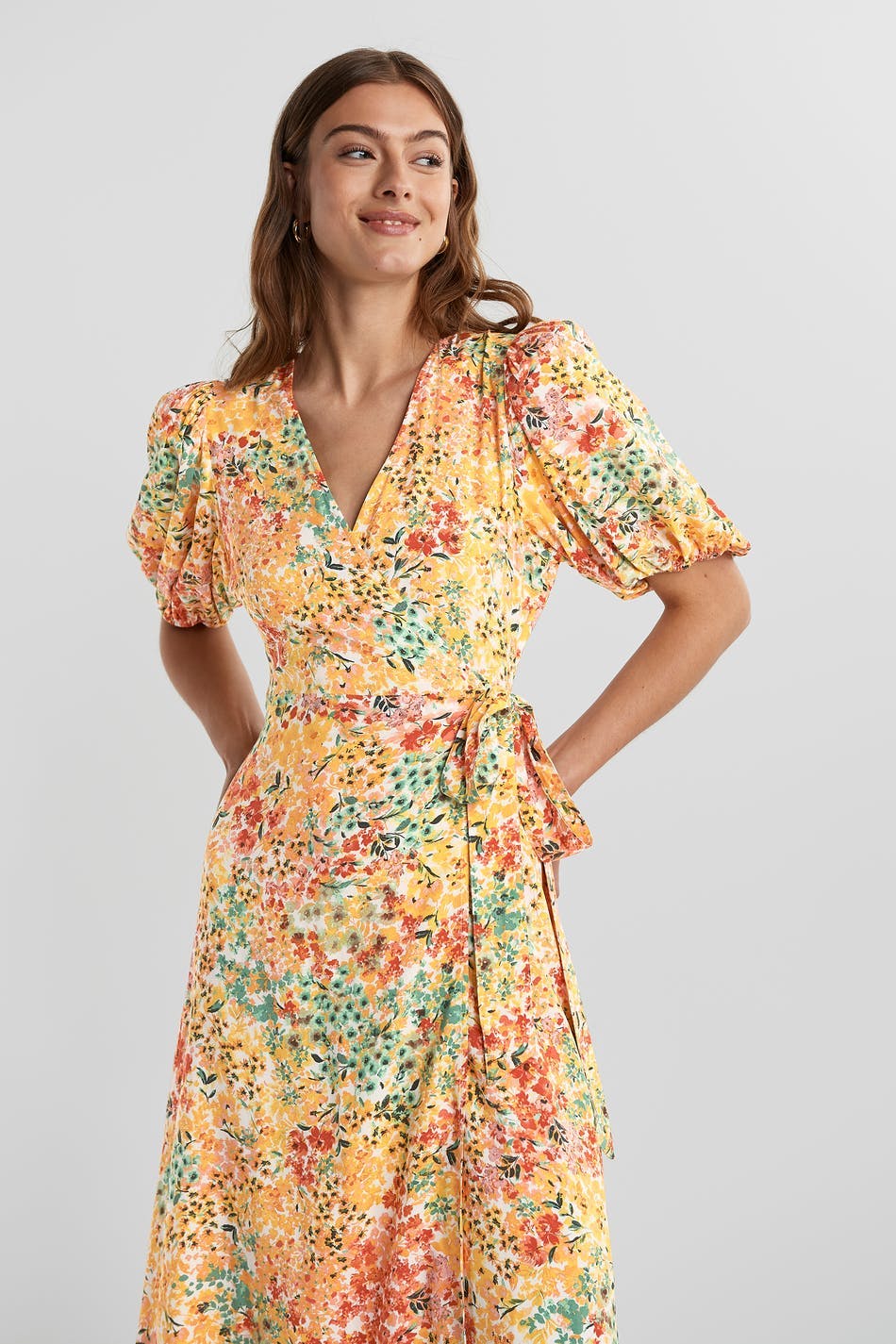 Dita wrap dress