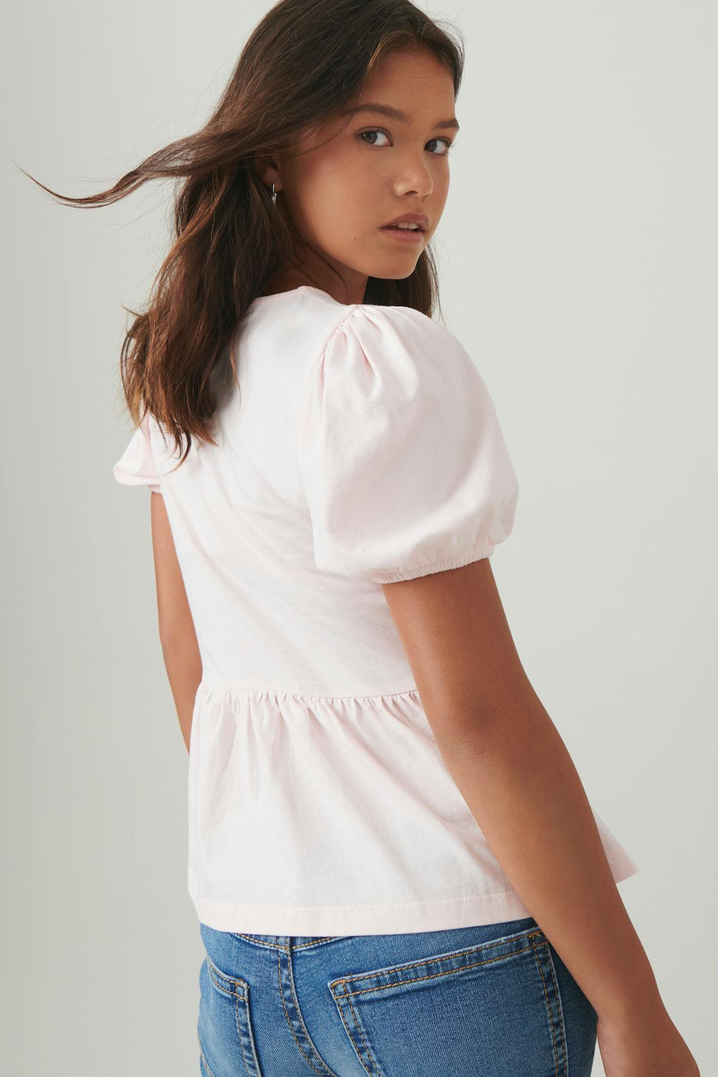 Y puff sleeve top