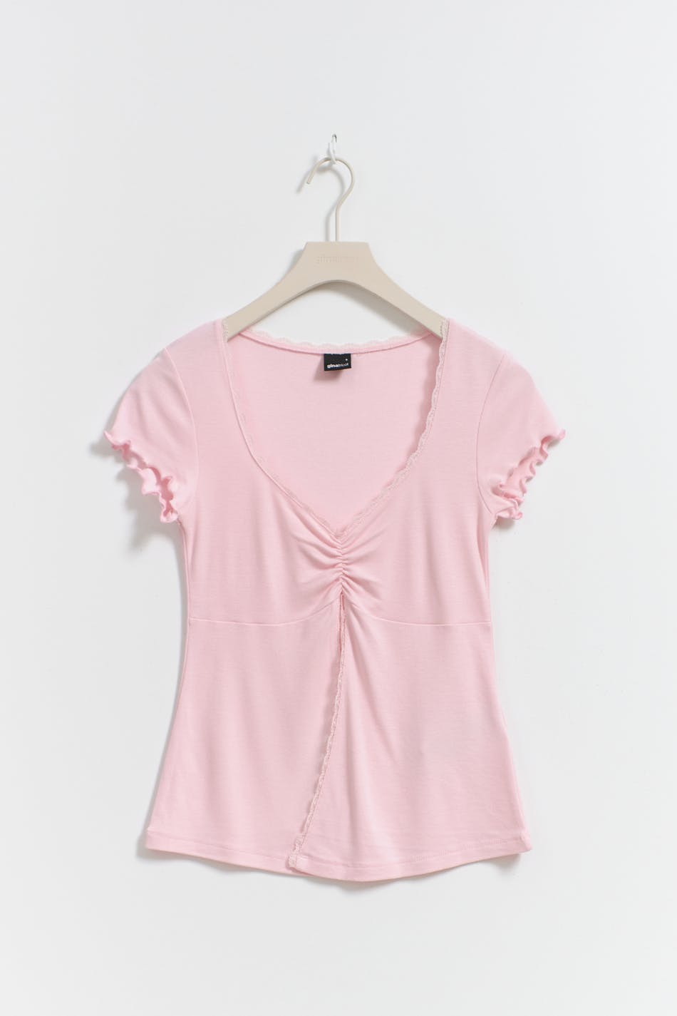 Lace detail top