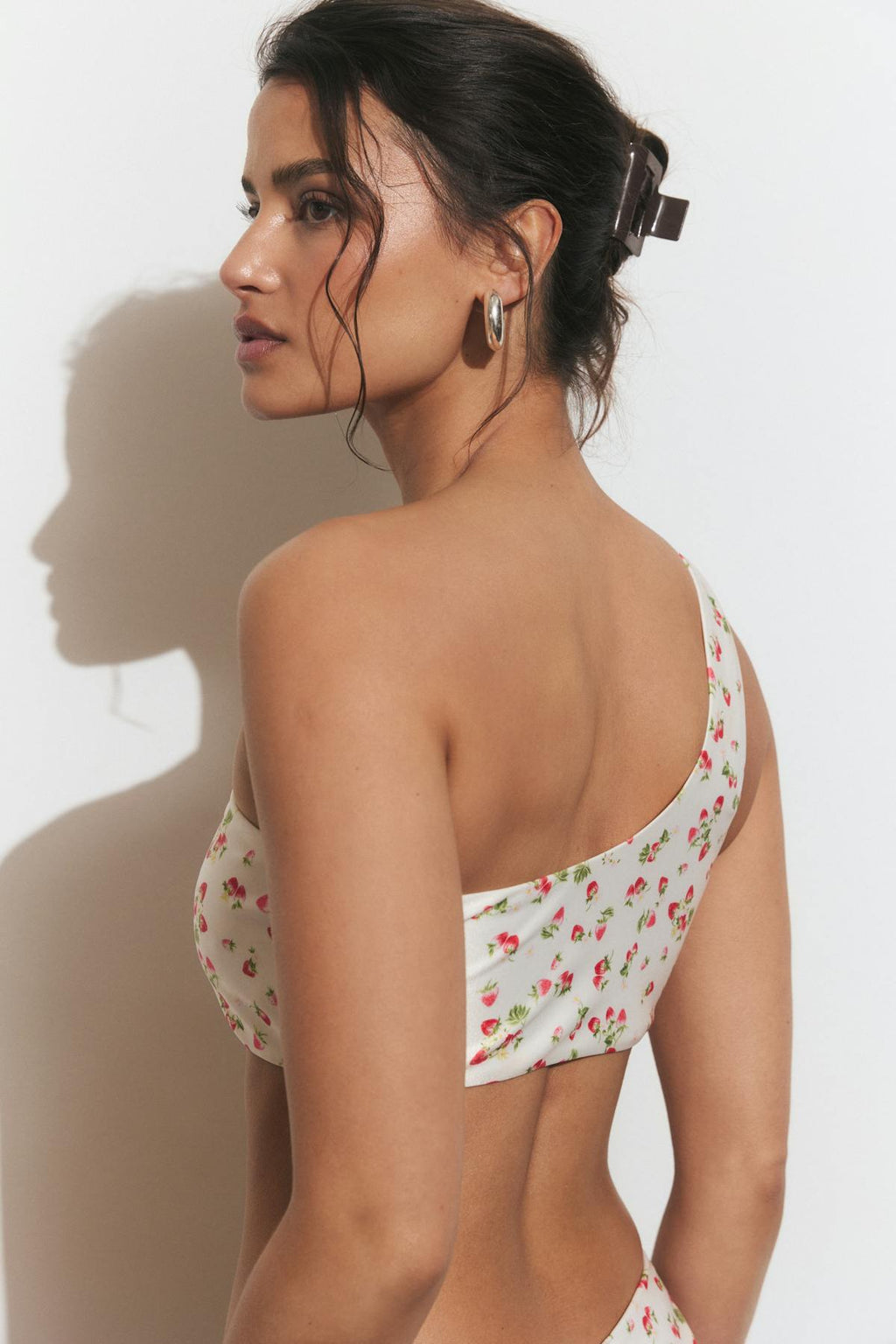 One shoulder bikini top