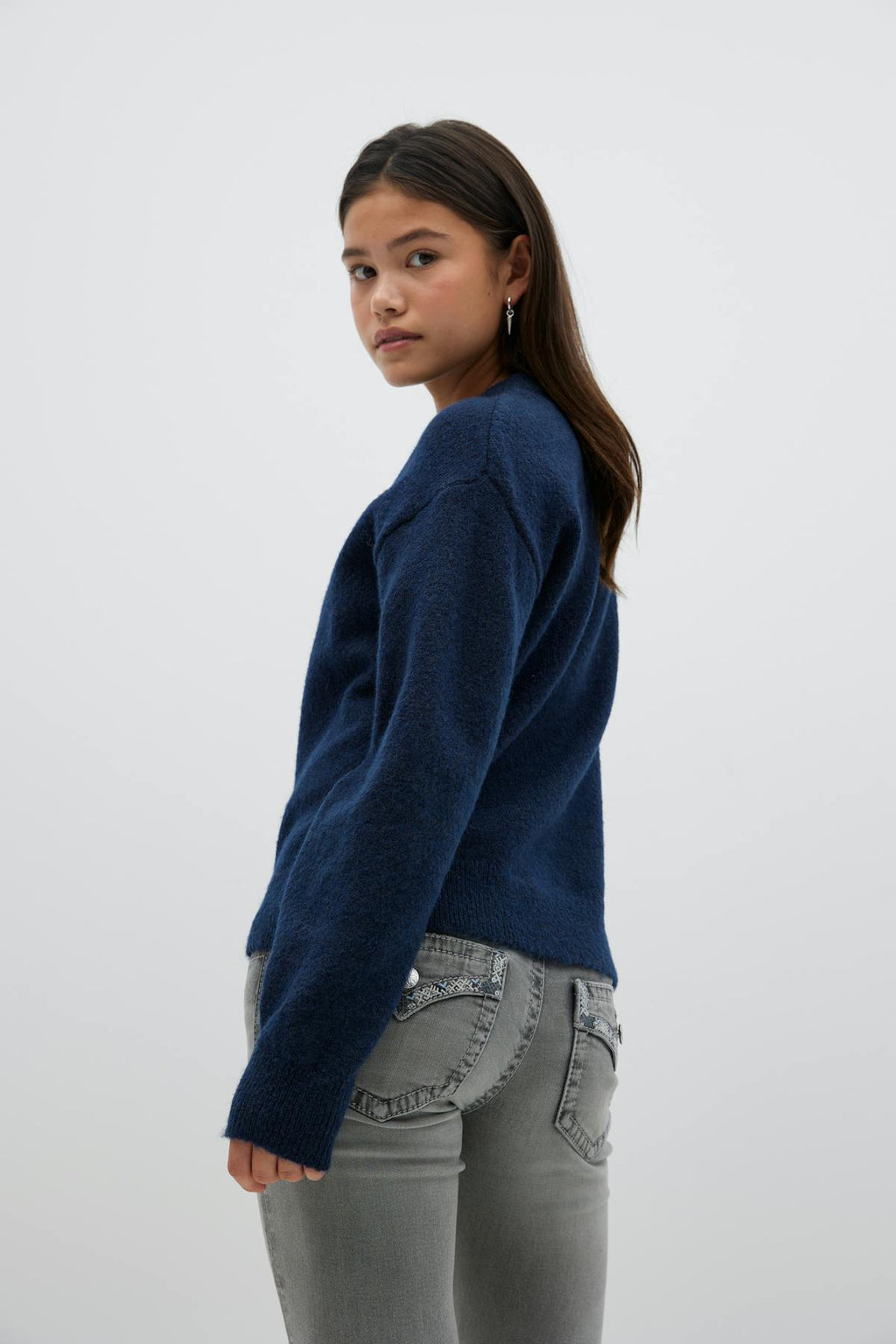 Y knitted star sweater