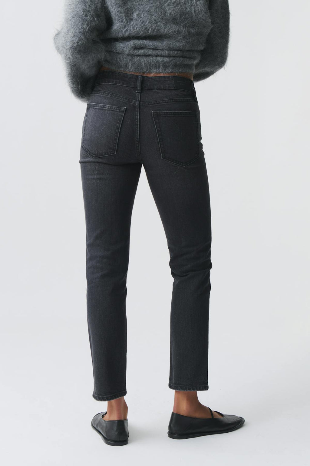 Slim straight jeans