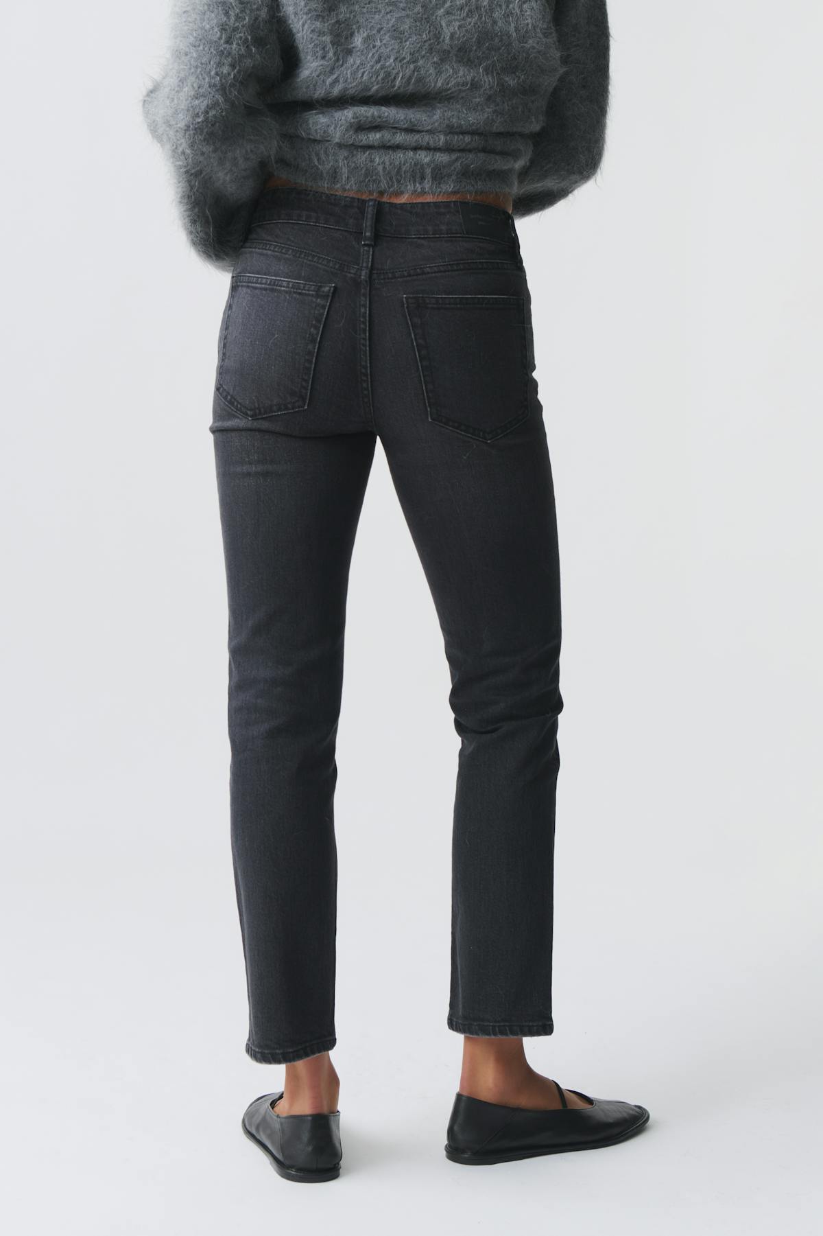 Slim straight jeans