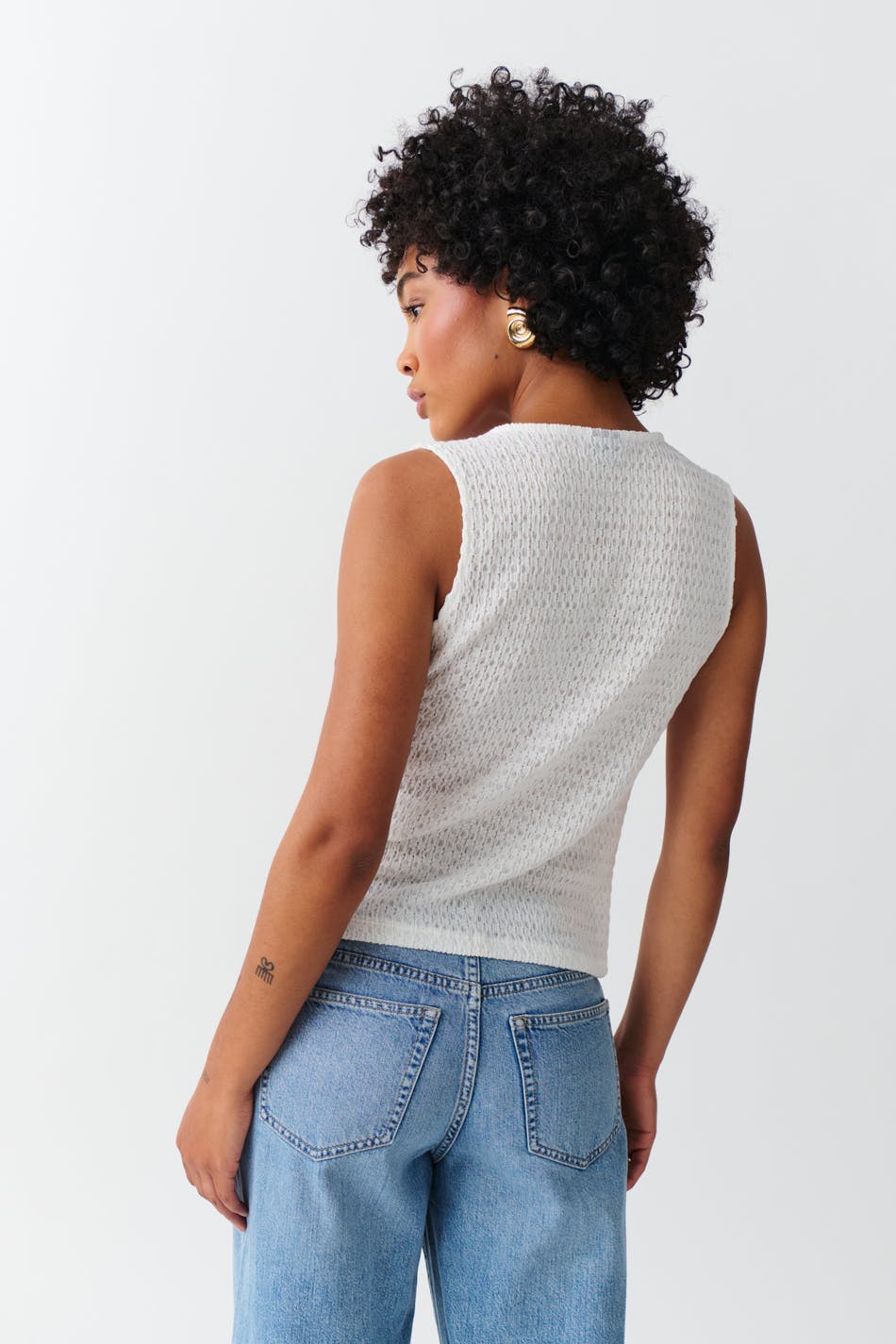Tie front top