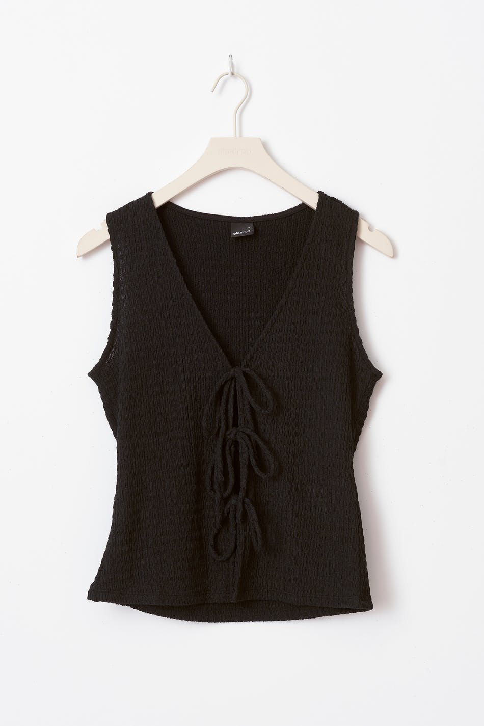 Tie front top