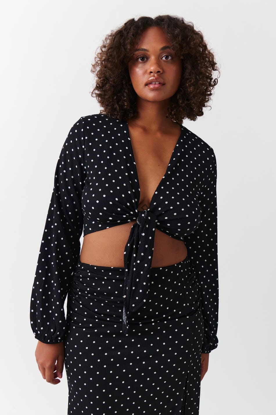 Tie front top