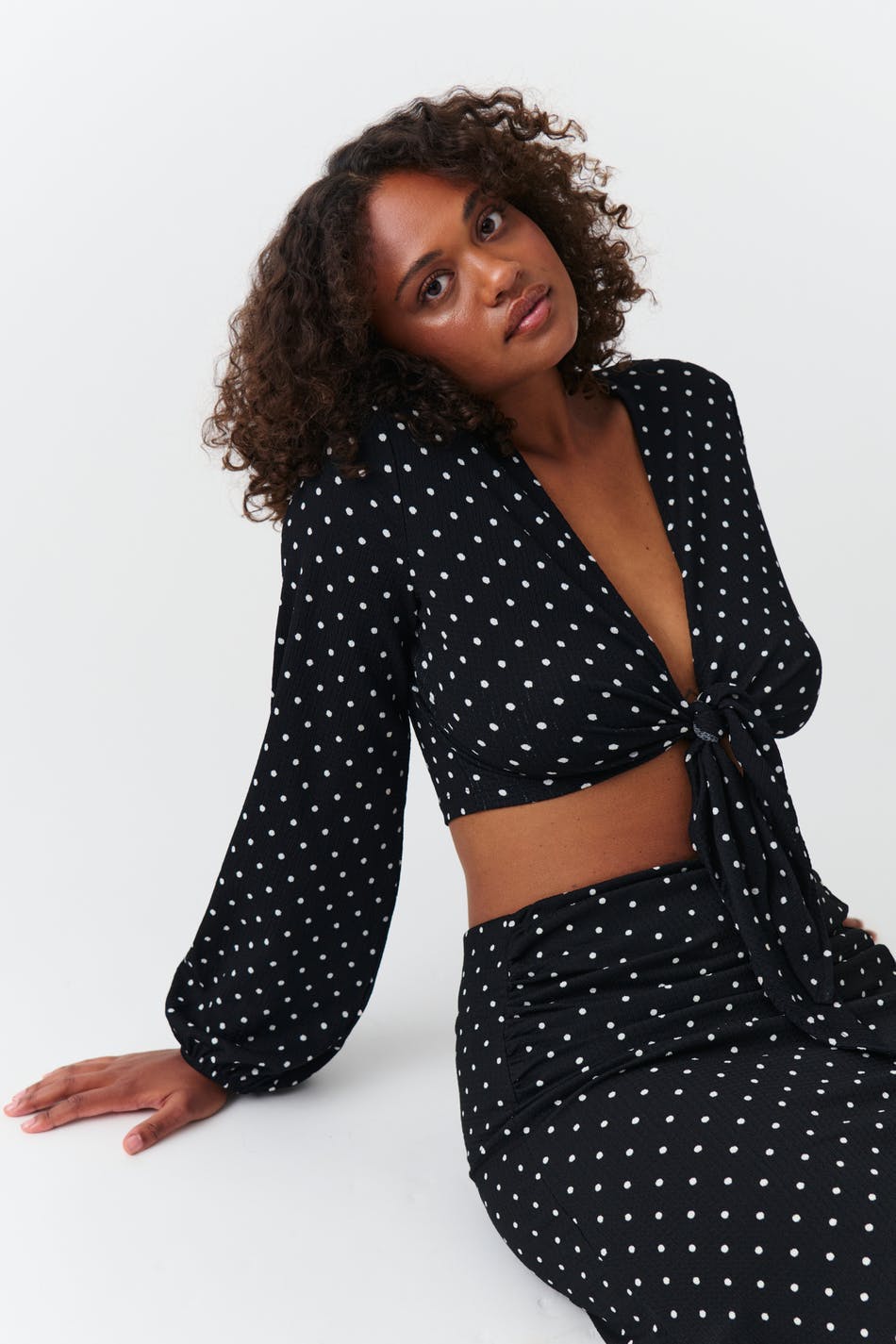Tie front top
