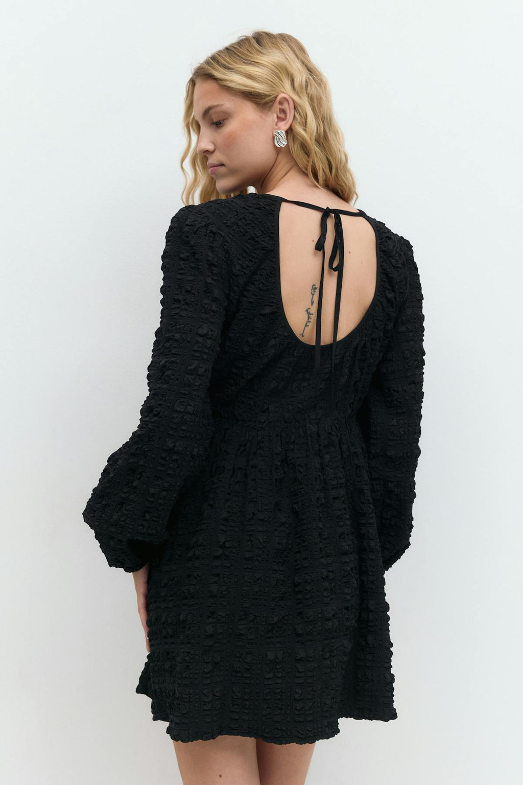 Open back dress