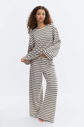 Striped soft trousers