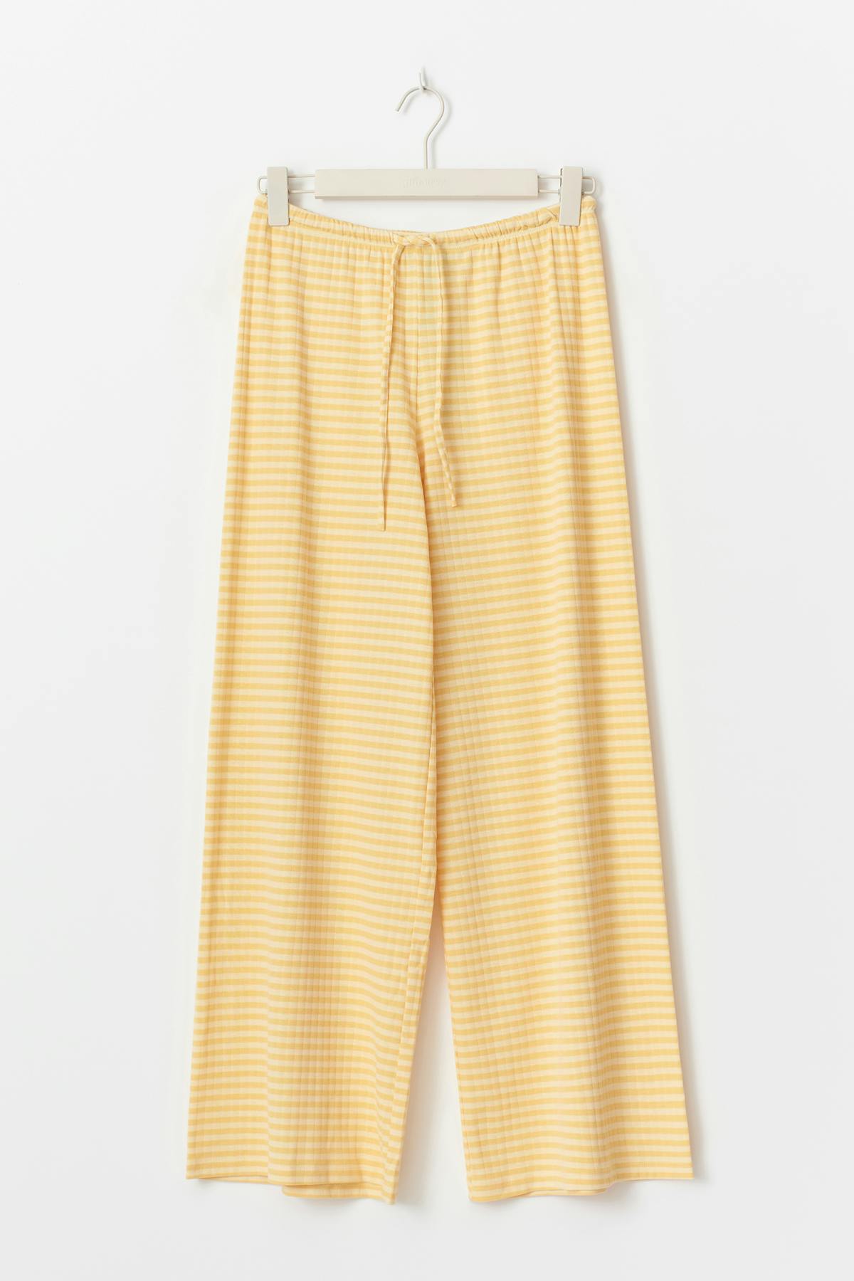 Striped soft trousers