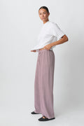 Striped soft trousers