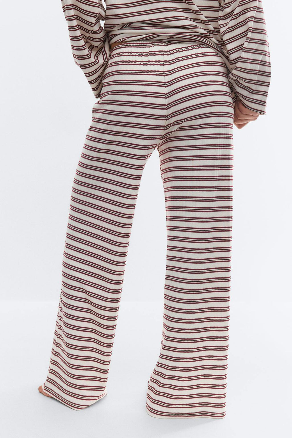 Striped soft trousers