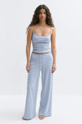 Striped soft trousers
