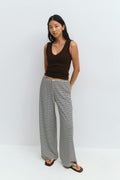Striped soft trousers