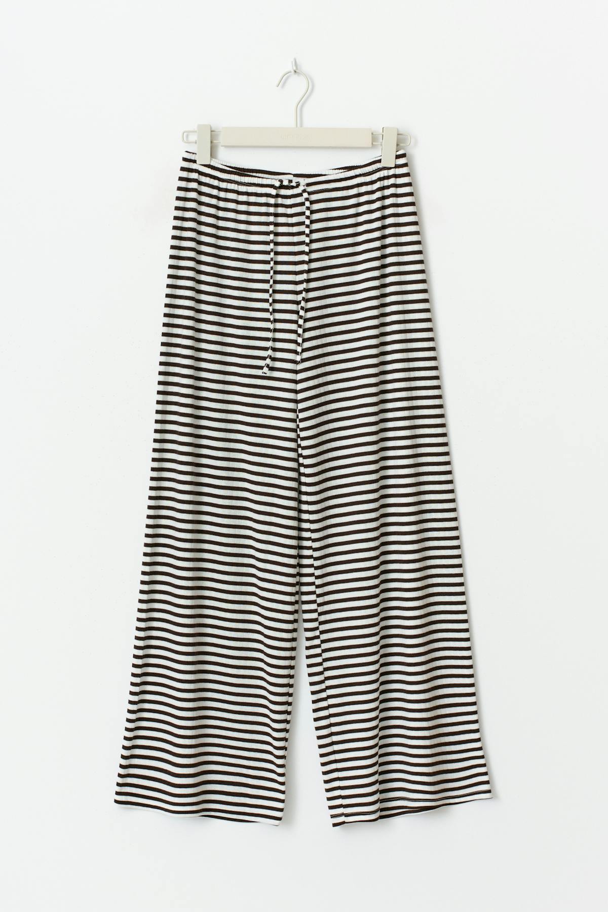 Striped soft trousers