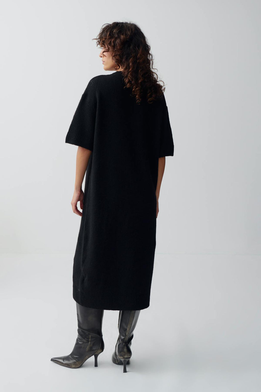Knitted t-shirt dress