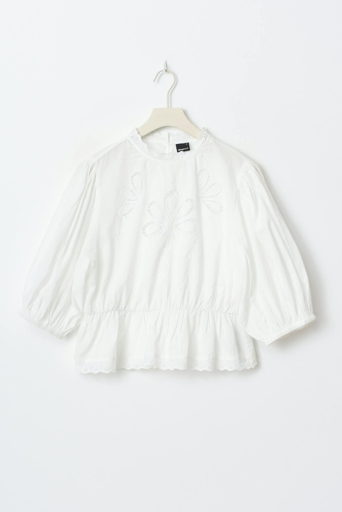 Boho peplum blouse